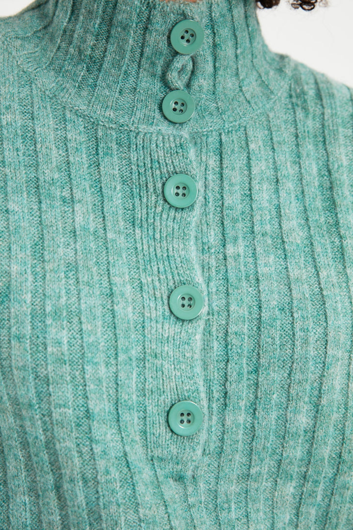 Knitted Vest |  Trendyolmilla Button Detailed Knitwear Sweater Twoaw21Kz0783.