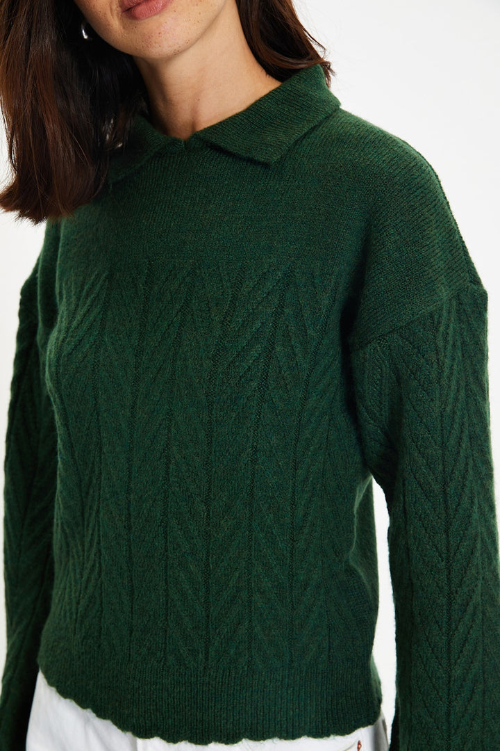 Knitted Vest |  Trendyolmilla Stone Knit Detailed Knitwear Sweater Twoaw22Kz1620.