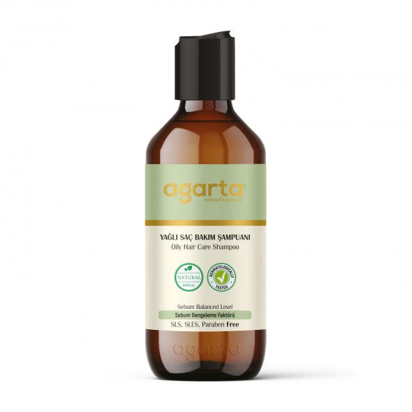 Agarta Natural Shampoo For Oily Hair Care 400 Ml