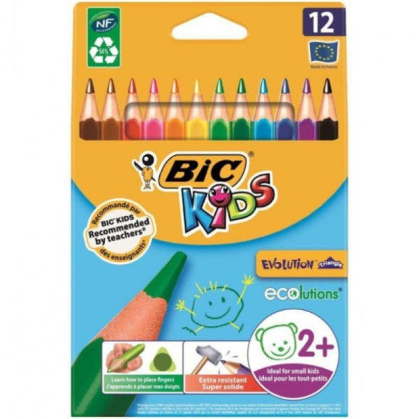 Bic Dry Paint Evolution Triangle Jumbo 12 Lı 829735