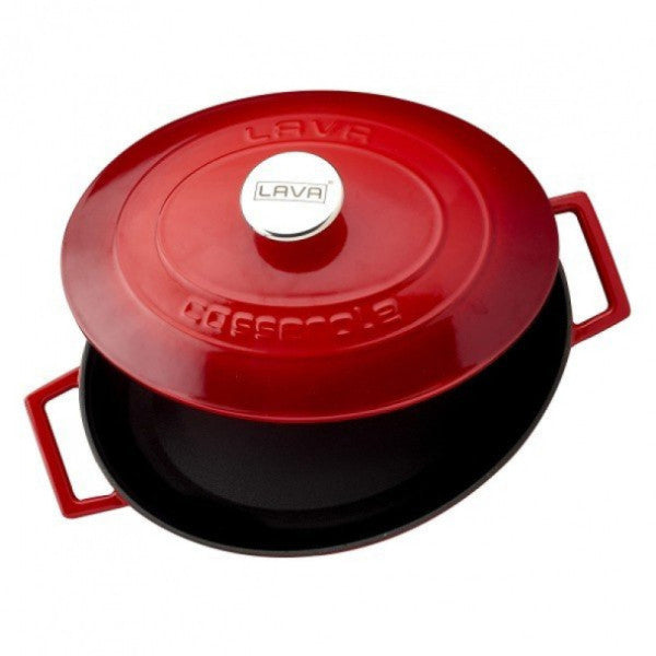 Lava Turka 7 Piece Cast Iron Red Cookware Set