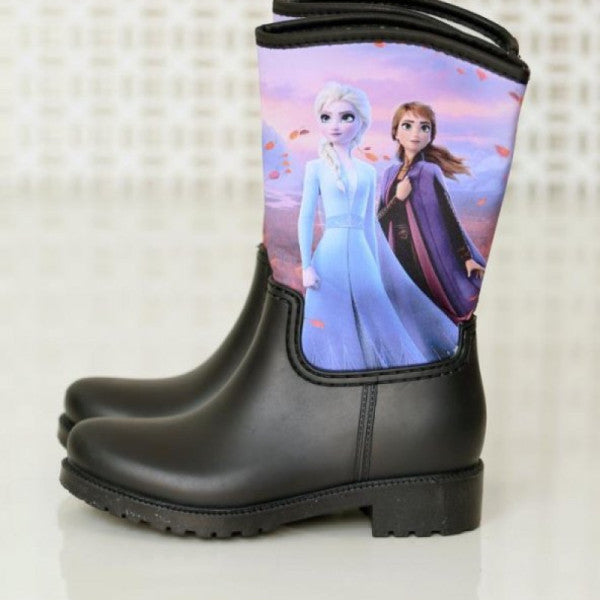 Pembe Potin Waterproof Frozen Kids Rain Boots C20992