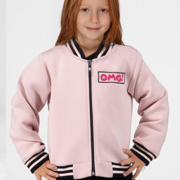 LupiaKids Bomber Pink Girl's Jacket LP-22WIN-086