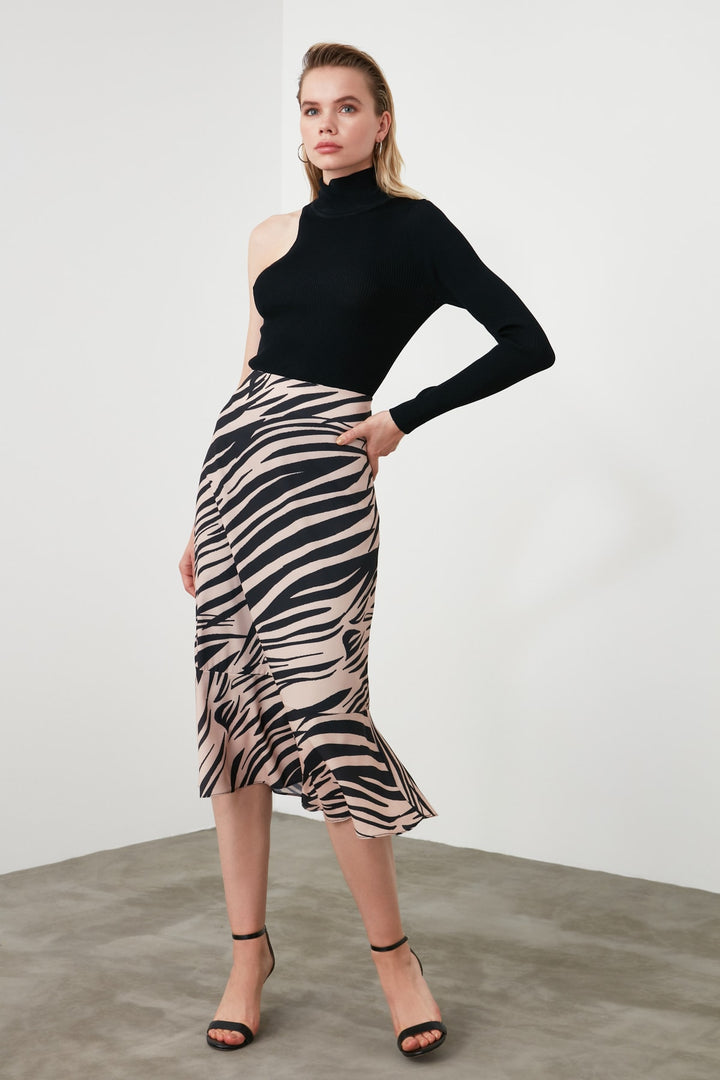 Wetsuit Bottoms |  Trendyolmilla Patterned Midi Skirt Twoaw20Et0241.