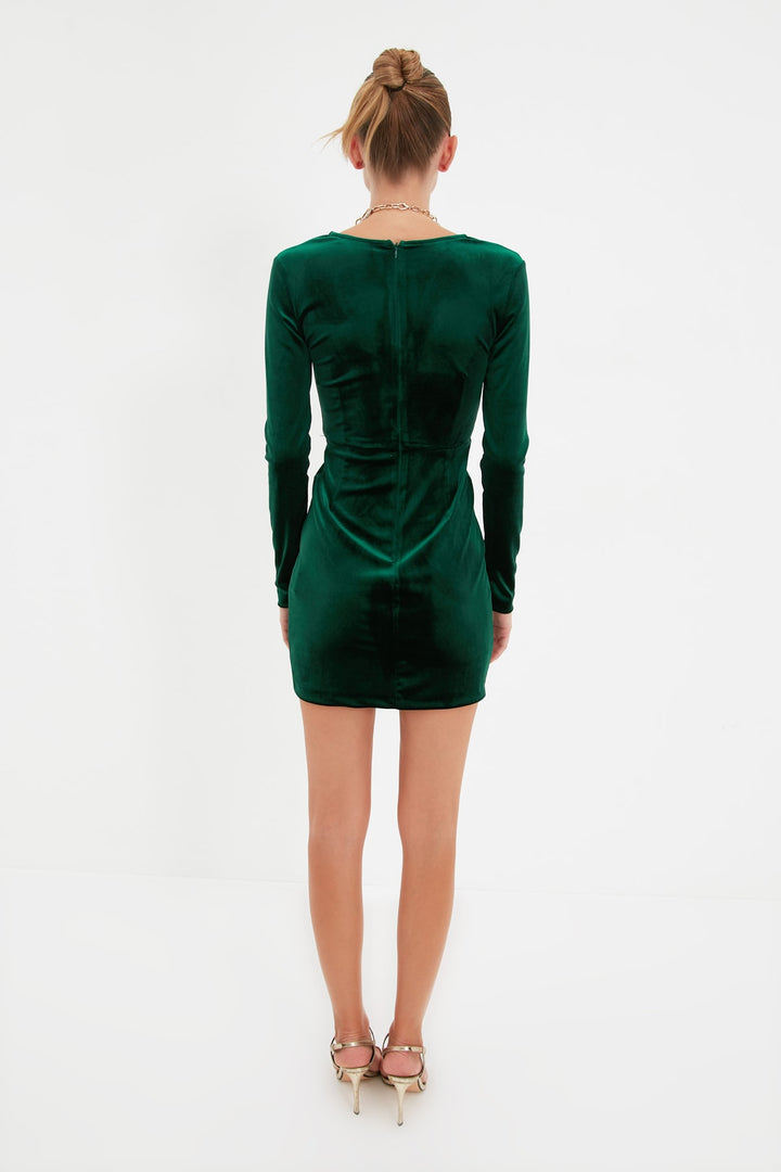 Dress |  Trendyolmilla Green Knitted Dress Tpraw22El1906.