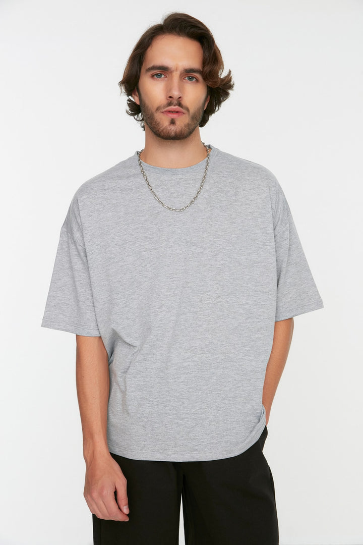 Shirts & Tops |  Trendyol Man Men's Short Sleeve Back Printed Oversize T-Shirt Tmnss21Ts0617.