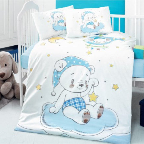 Komfort Home Baby Duvet Cover Set 100% Cotton / Good Night