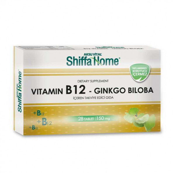 Shiffa Home Vitamin B12 - Ginkgo Biloba  28 Tablet