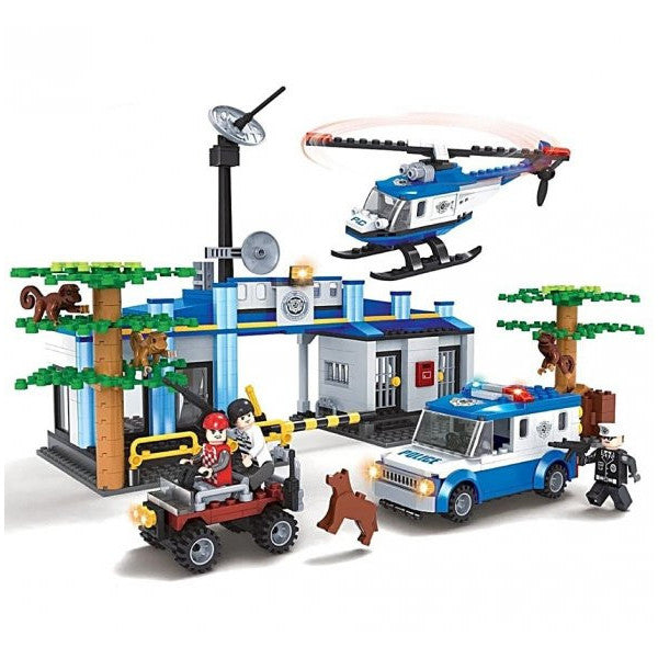Activity & Educational Toys |  714 Piece Set Police Lego Bricks.