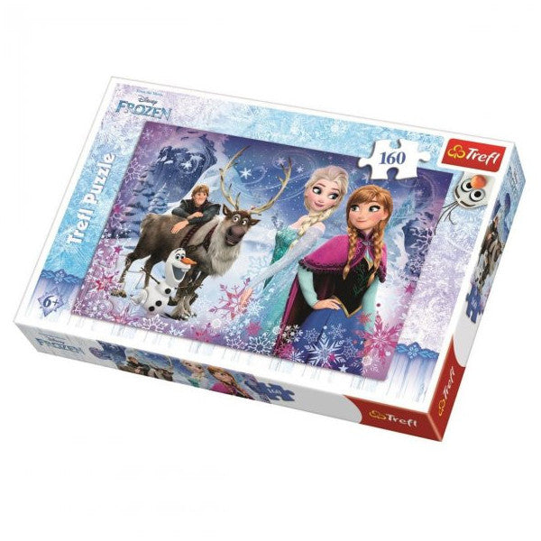 Puzzles |  15344 Clubs/ Frozen-Winter Adventure (160 Piece Puzzle).