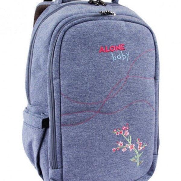 Alone 9301 Blue Liquid-Tight Mother Baby Care Backpack