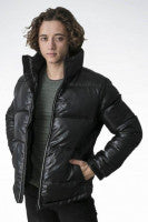 Inflatable Oversize Men's Winter Jacket - Black