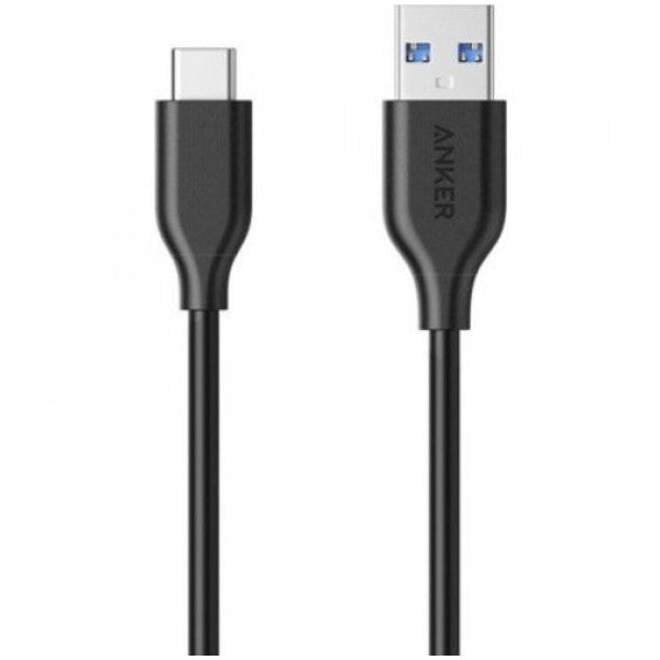 Charger Cables |  Powerline Anker Usb-C To Usb 3.0 Type-C Charging 0.9 Meter - Black.
