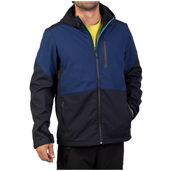 Fashion |  Men's Outdoor Softshell Jacket Navy Blue Exuma 291140.