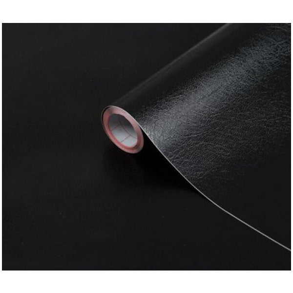 D-C-Fix Adhesive Foil Textured Black Leather 346-0656
