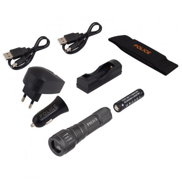 Camping & Camping Equipment |  Policy Ps-15 Rechargeable Flashlight.