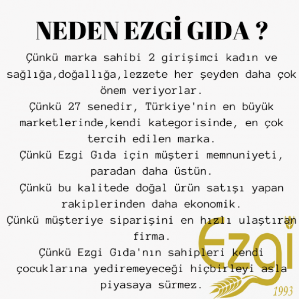 Bakery Products |  Ezgi Gıda Whole Wheat With Butter Konya Flakes 500 Gr..