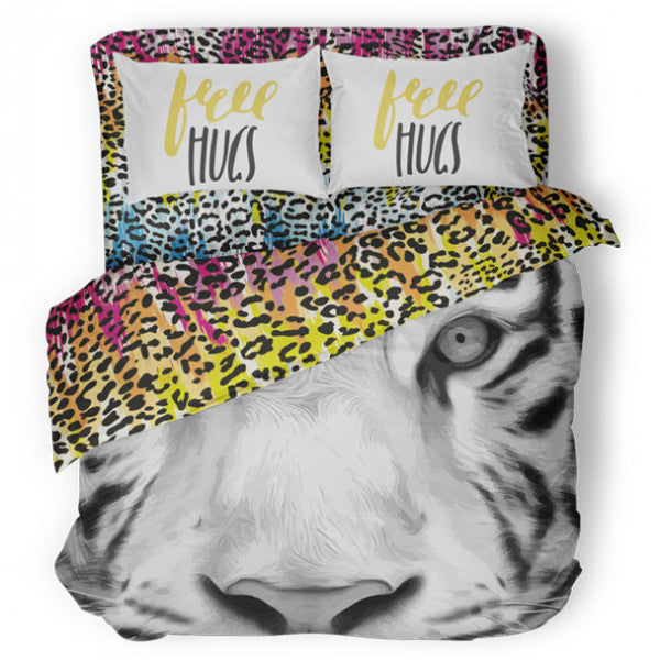 George Double Duvet Cover Free Hugs Helen