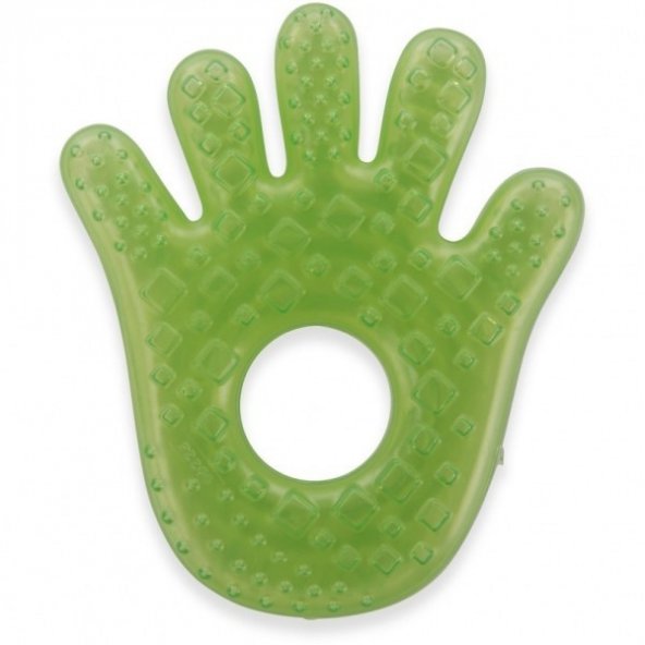 Rattle |  Bright Starts Hand Shaped Mouthguard - Green.
