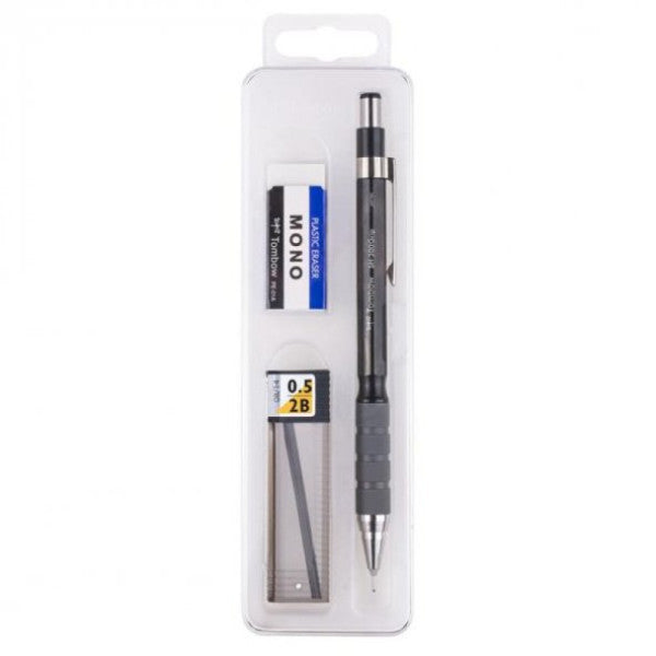 TOMBOW çok yönlü kalem sh-300 kavrama 0.5 mm plastik kutulu set siyah