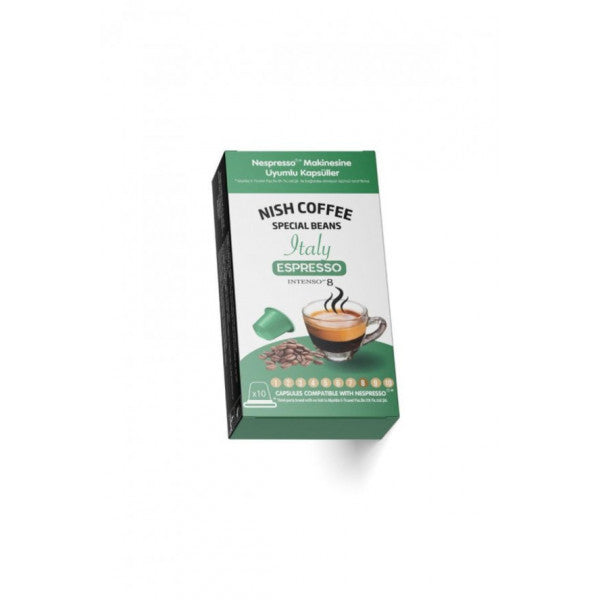 Nish Nespresso Compatible Capsule Coffee 8 Pieces