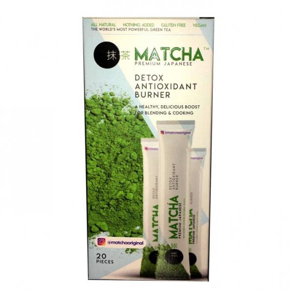Supermarket |  Original Bandrole Matcha Antioxidant Premium Detox Tea - 20 Pieces.