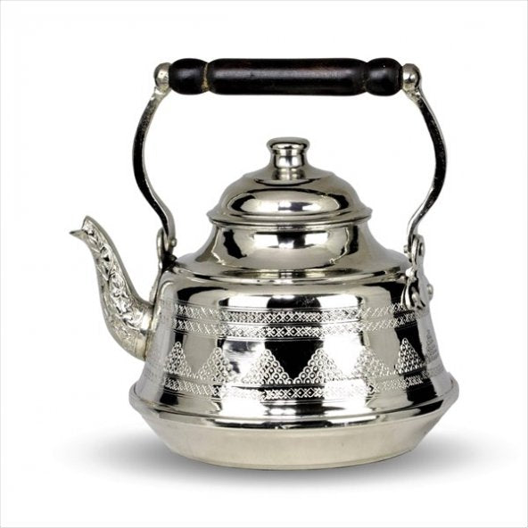 Tea Kettles |  Morya Copper Turkish Tea Pots Teapot Set Warmer Coffee Teaware Kettle Infuser Vintage Kitchen Decor Handmade 2.4 Lt.