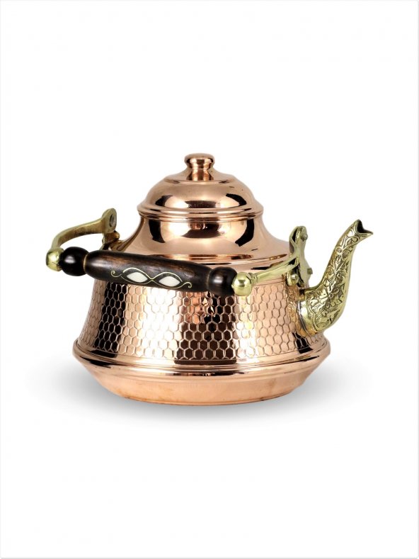 Tea Kettles |  Morya Copper Turkish Tea Pots Teapot Set Warmer Coffee Teaware Kettle Infuser Vintage Kitchen Decor Handmade Big Size.