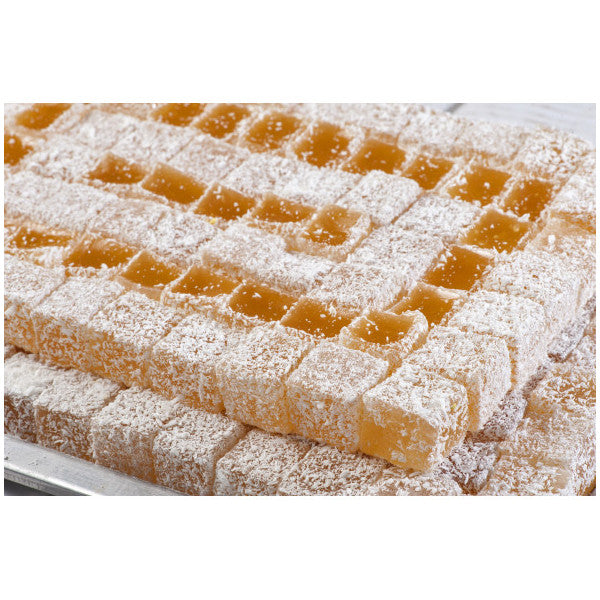 Plain Turkish Delight with Coconut 1 Kg