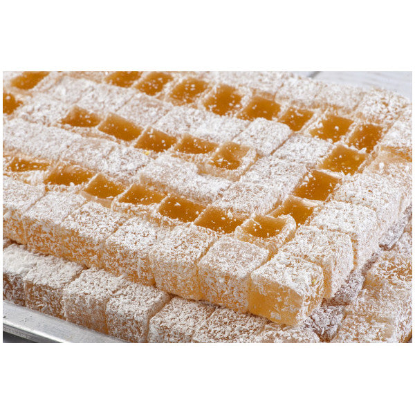 Plain Turkish Delight with Coconut 500 Gr