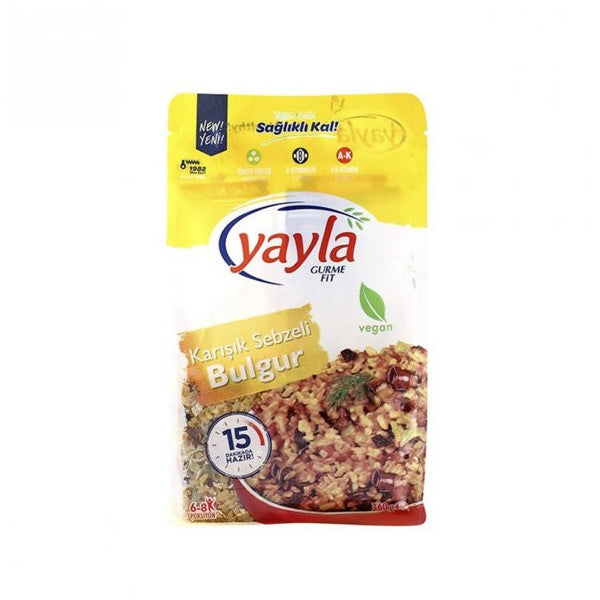 Yayla Gurme Fit Bulgur with Mixed Vegetables 360 Gr