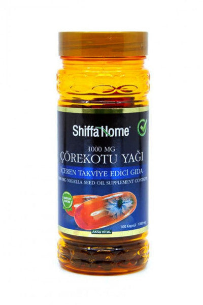 Shiffa Home Black Seed Oil Capsule 1000 Mg 100 Softgel