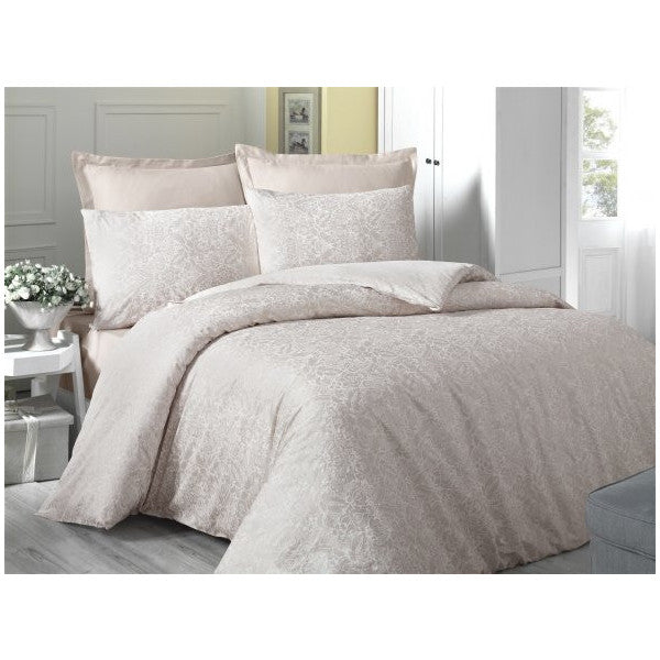 Komfort Home Single Exclusive Deluxe Satin Duvet Cover Set (Cream)