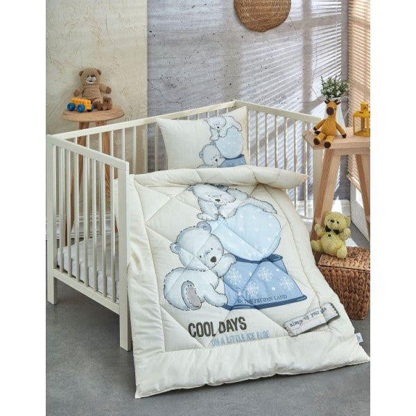 Komfort Home Ranforce Baby Quilt Set 100% Cotton / V14