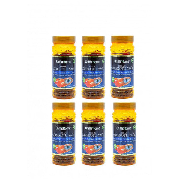 Black Seed Oil 1000 Mg X 100 Softgels X 6 Pieces