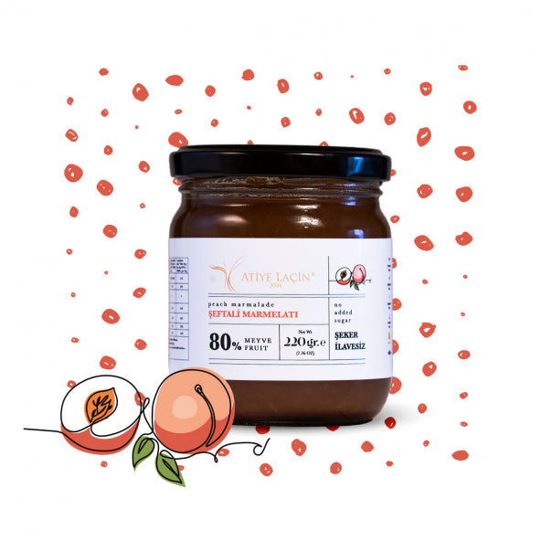 Jam |  Peach Marmalade 220 Gr Sugar Free.