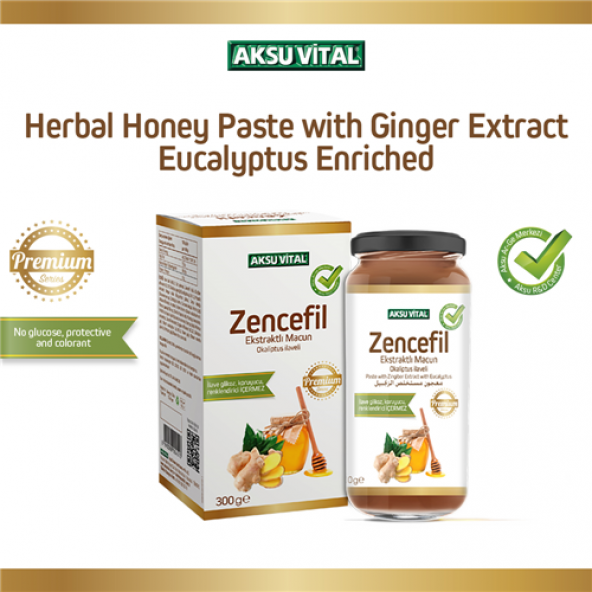 Supermarket |  Aksu Vital Ginger Extract Added Honey Paste 300 Gr.