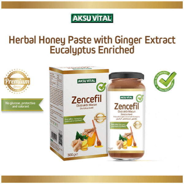 Supermarket |  Aksu Vital Ginger Extract Added Honey Paste 300 Gr.