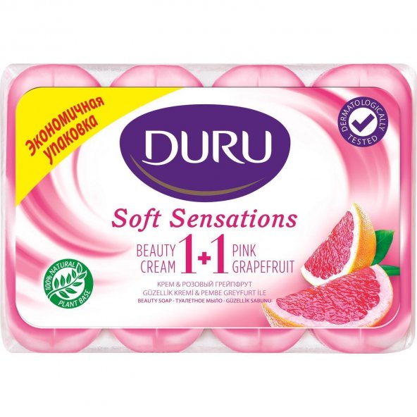 Duru Beauty Soap Pink Grapefruit Extract 4 Pcs 360 Gr