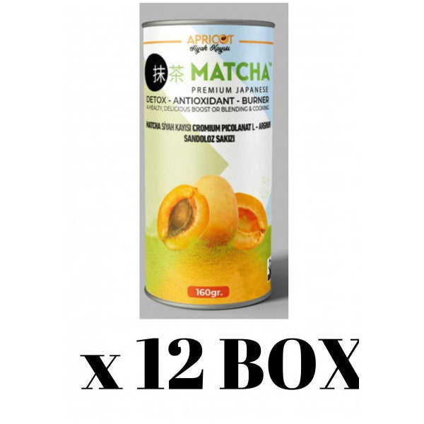 Matcha Premium Japanase Apricot Flavored Form Tea 20 X 8 Gr 12 Box