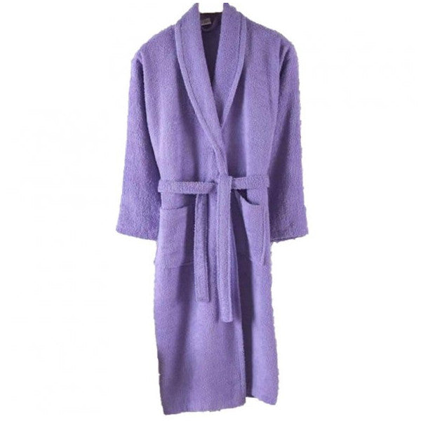 Bathrobe Classic Cotton Purple Without Hood Ps3648