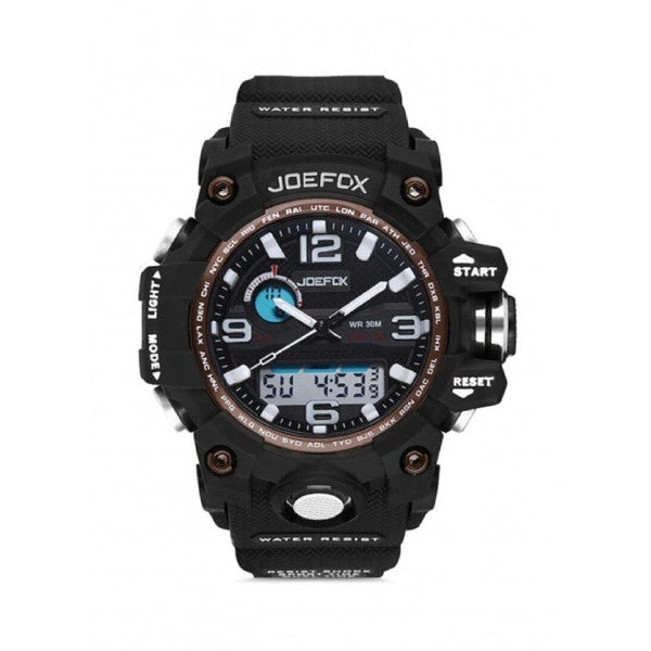 Joefox Digital & Analog Unisex Watch Jf1523 (Black)