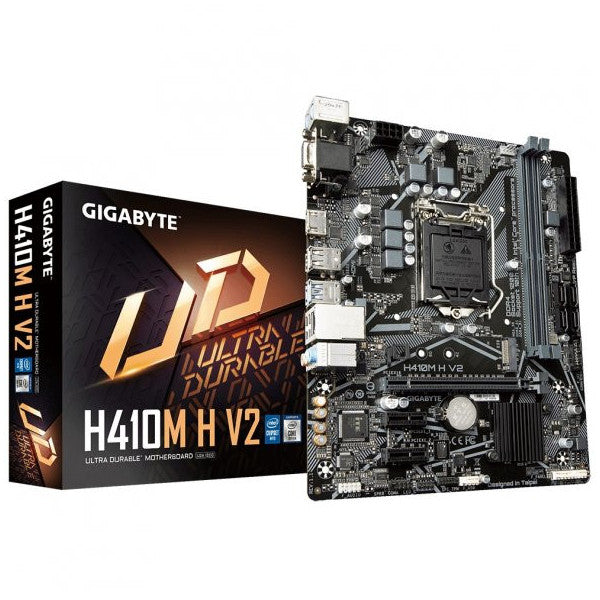 Gigabyte H410M H V2 1.4 DDR4 Hdmi PCIe 16X V4.0 1200P V2 Matx