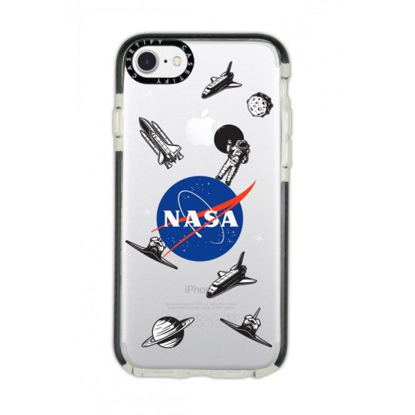 iPhone 6 Plus Casetify NASA Patterned Anti Shock Premium Silicone Black Edge Detailed Phone Case