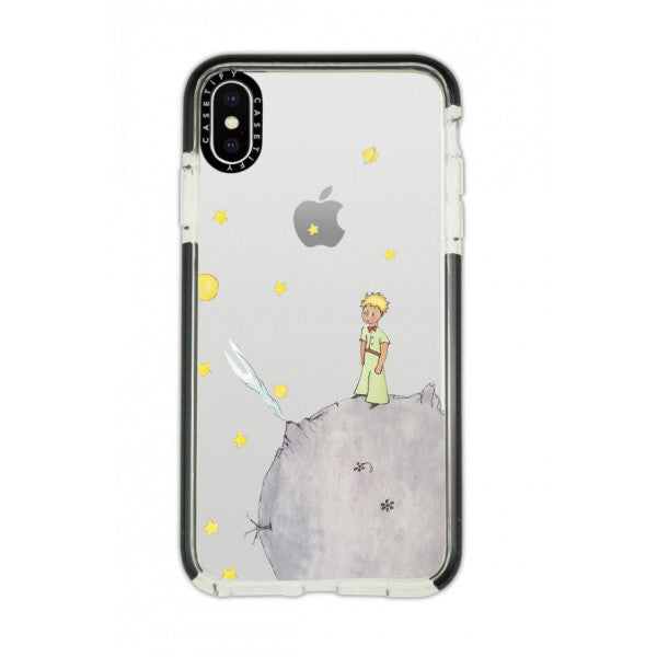 iPhone Xs Max Casetify Little Prince Patterned Anti Shock Premium Silicone Black Edge Detailed Phone Case