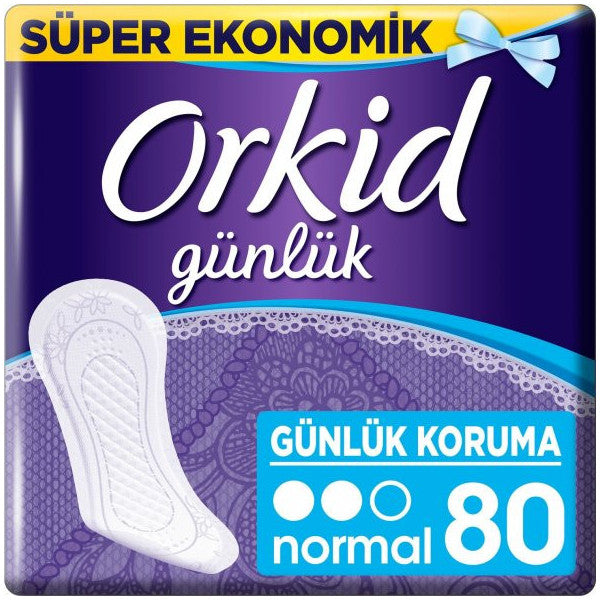 Orkid Daily Pad Normal 80 Pieces Giant Economy Package X 3 Pieces
