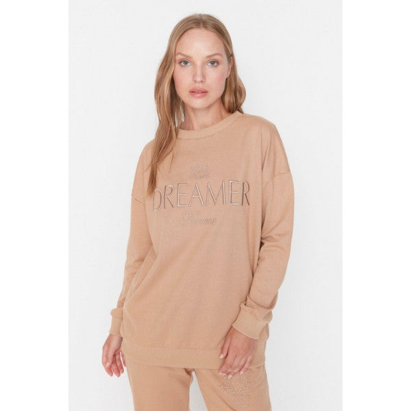 Trendyolmilla Embroidered Knitted Tracksuit Set Thmaw23Em00005