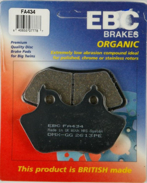 Ebc Fa434 2007 Harley-Davidson Fat Boy Flstfi Rear Brake Pad