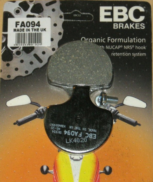 Ebc Fa094 1994-1999 Harley-Davidson Road King Classic Front Brake Pads