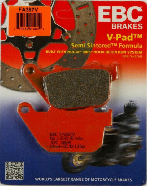 Ebc Fa387V 2008-2012 Harley-Davidson Sportster 1200 Nightster Rear Brake Pad